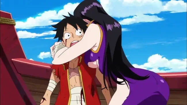 Monkey D Luffy Boa Hancock 1 38 Cute Anime Couples With the Strongest Bonds