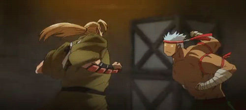Apachai Hopachai anime punch scenes 