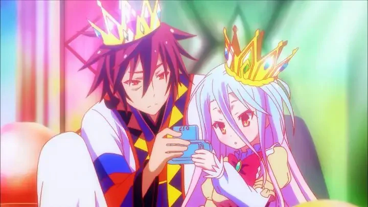 No Game No Life anime about games