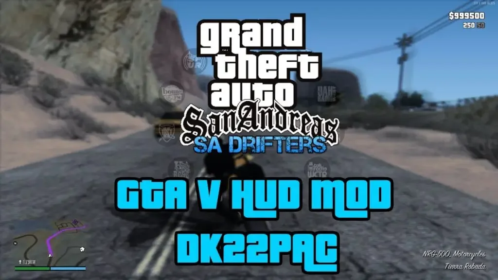 GTA V Hud for San Andreas