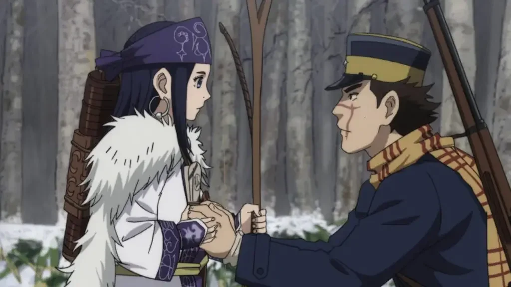 Golden Kamuy 1 1 18 Deadly Yakuza Anime of All Time
