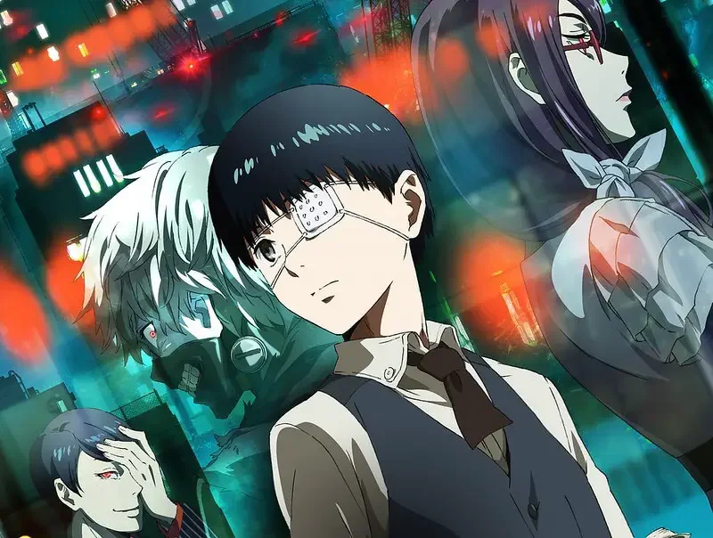 Tokyo Ghoul 1 1 25 Best Ghost Anime & Paranormal Anime Series