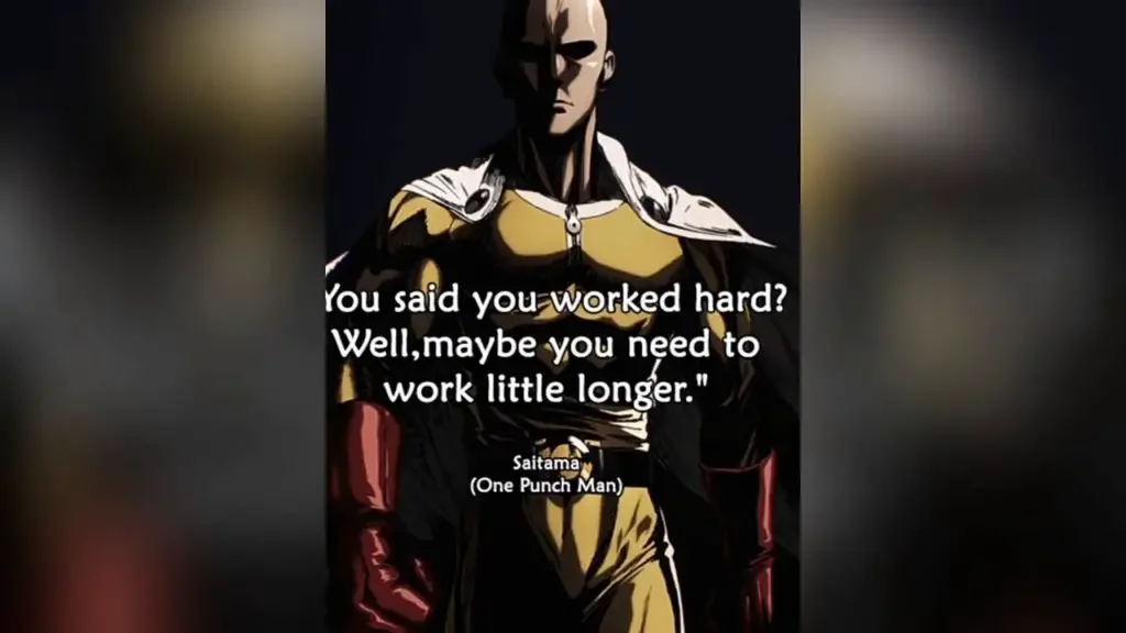 You said you worked hard? Well, maybe you need to work a little longer. 