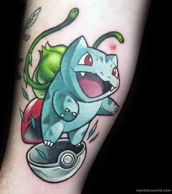 50 Pokeball Tattoo Designs For Men Pokemon Ink Ideas 1 21 Coolest Tattoos for Every Anime Fan