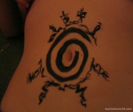 Eight trigram seal on naruto can i like please get this now 21 Coolest Tattoos for Every Anime Fan