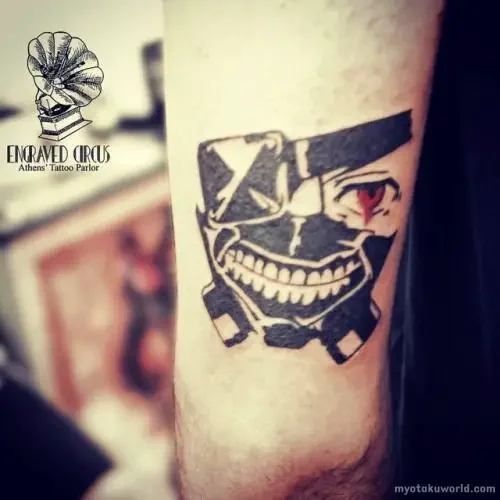 Engraved circus tattoo parlour 21 Coolest Tattoos for Every Anime Fan