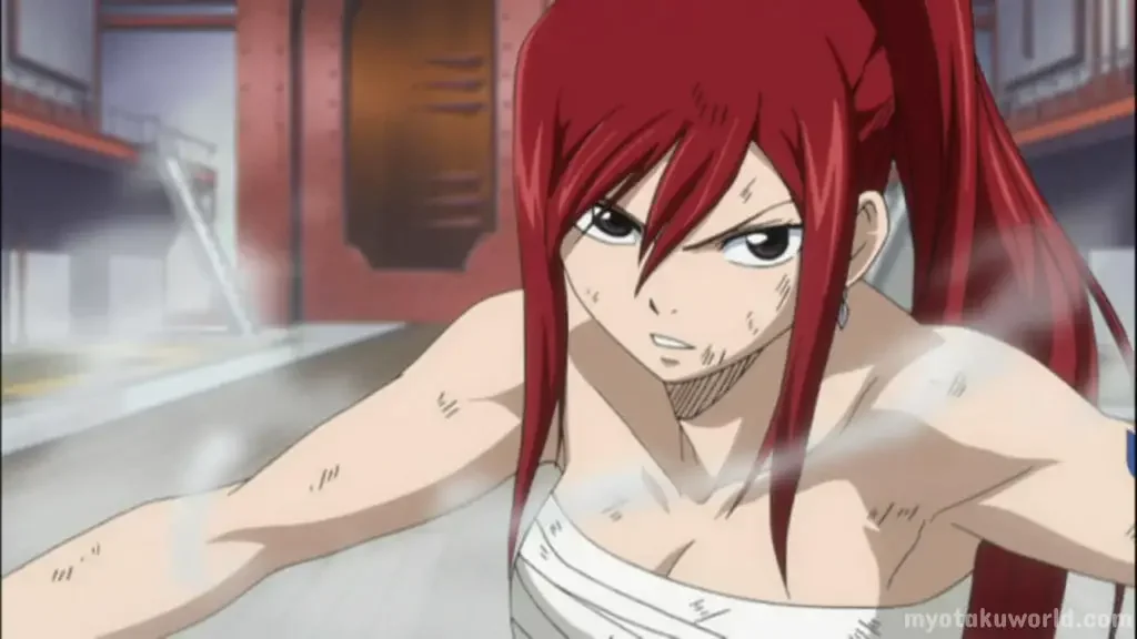 Erza Scarlet From Fairy Tail 1 1 35 Thiccest Anime Girls Of All Time
