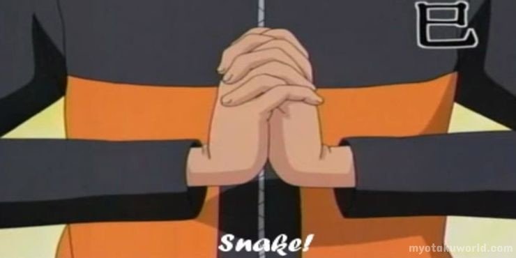 naruto Snake hand sign