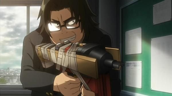 Kohta Hirano from High School of the Dead 15 Greatest Anime Snipers of All Time