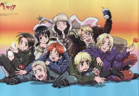Hetalia Axis Powers 1 24 Best Gay Anime of All Time