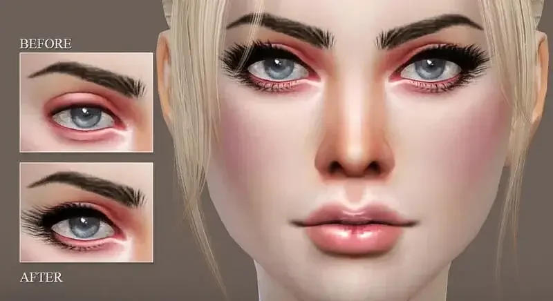 Eyelash Pack N07.jpg 1 27 Best Eyelash CC and Mods for Sims 4