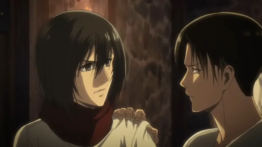 Mikasa and Levi