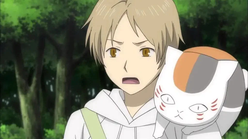 Natsume and Nyanko-sensei From Natsume’s Book of Friends