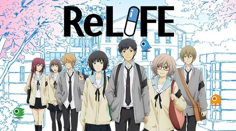 ReLIFE 15 Anime Like Erased Recommendation