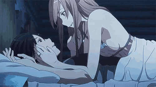 asuna x kirito bed scene 18 Best Anime S*x Scenes of All Time