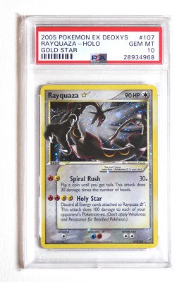 rayquaza 24 Most Expensive Pokemon Cards Out There!