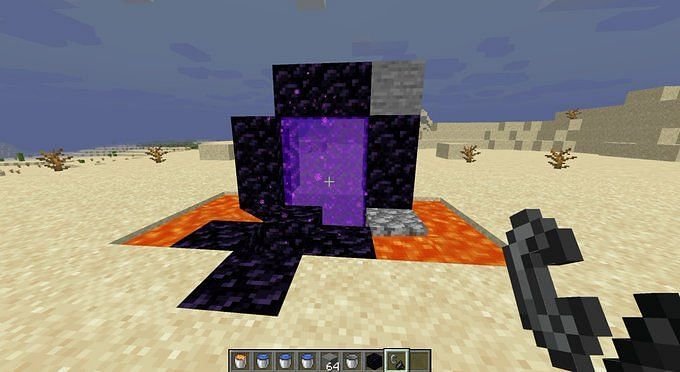 How to Build Nether Portal in Minecraft 1 How to Build Nether Portal in Minecraft