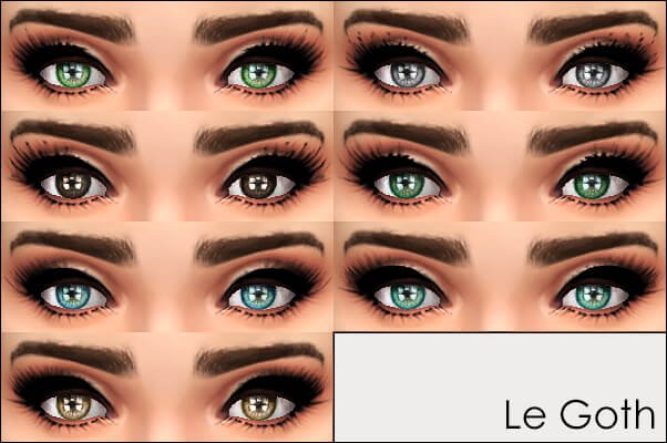 Le Goth 7 Mascaras 1 28 Best Sims 4 Clothing & Beauty Mods