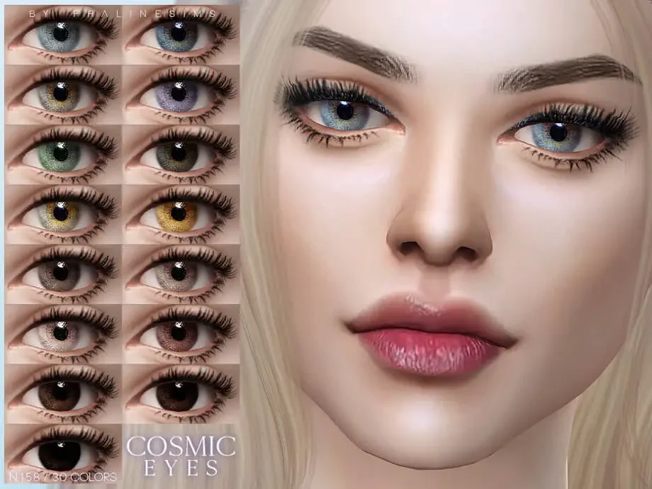 cosmic eyes sims4 35 Best Sims 4 Eye Mods & CC Packs