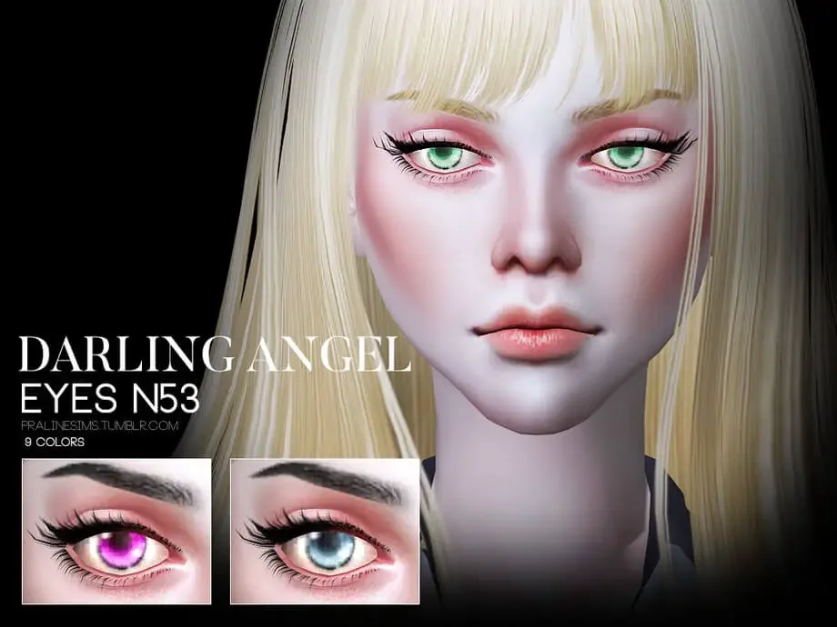 darling angle eyes sims4 35 Best Sims 4 Eye Mods & CC Packs