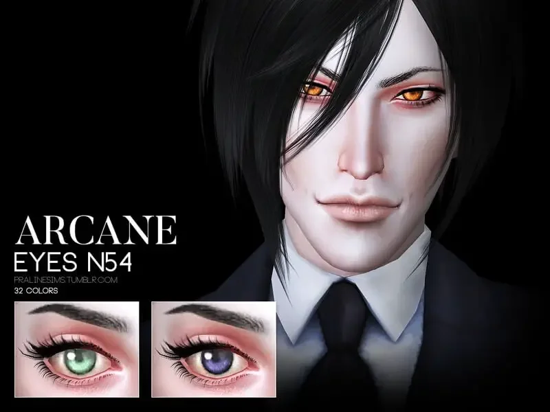 glowing arcane eyes 1 35 Best Sims 4 Eye Mods & CC Packs