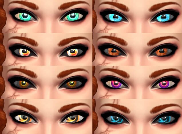 mermaid eyes glow ts4 35 Best Sims 4 Eye Mods & CC Packs