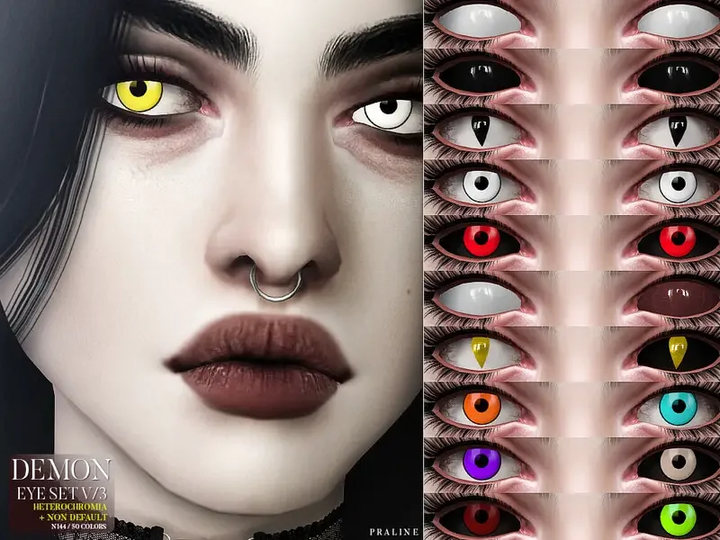 nd demon eyes ts4 35 Best Sims 4 Eye Mods & CC Packs