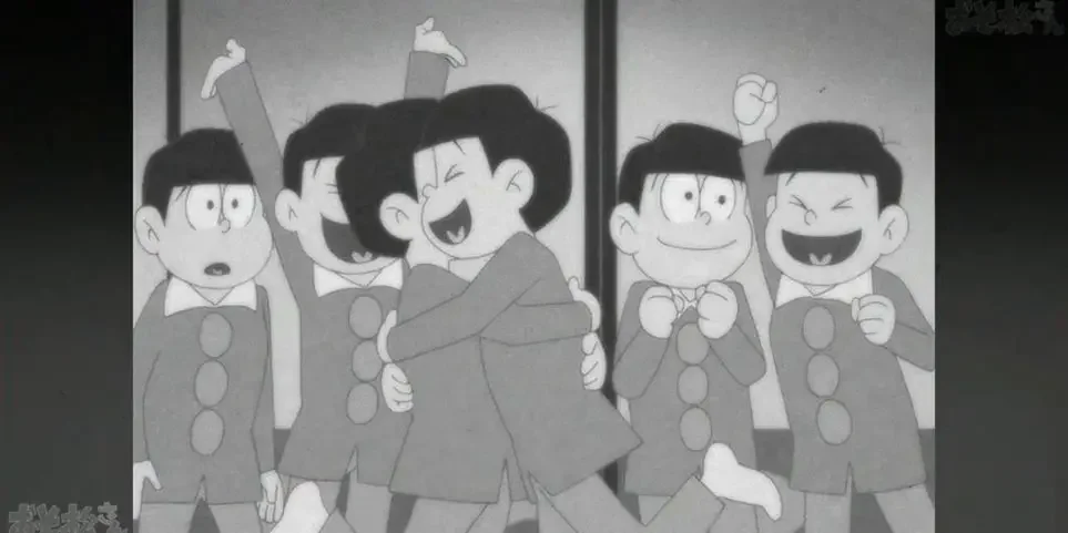 osomatsu kun 15 Best Black and White Anime of All Time