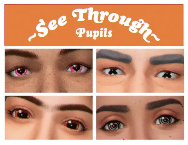 seethrough eyes ts4 35 Best Sims 4 Eye Mods & CC Packs