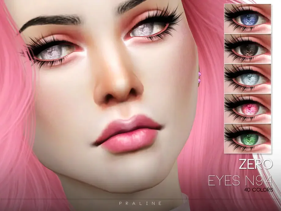 zero eyes ts4 35 Best Sims 4 Eye Mods & CC Packs