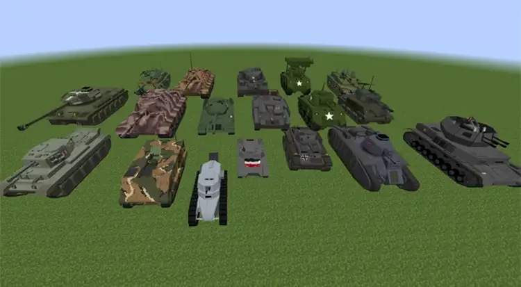 01 minecraft tank mod flans mod 9 Best Minecraft Tank Mods