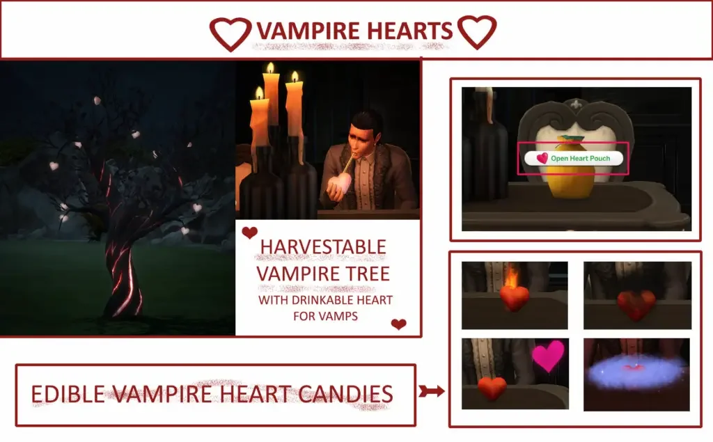 Harvestable Heart Tree 1 21 Best Sims 4 Vampire Mods & CC