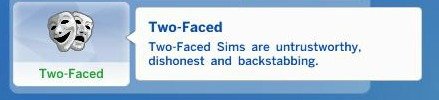 Two Faced Trait 63 Best Sims 4 Custom Traits Mods of All Time