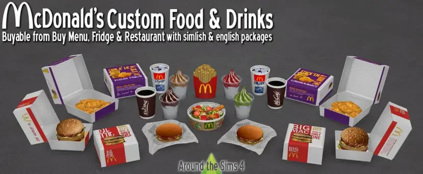 mcdonalds sims mod 25 Best Sims 4 Food, Recipe & Cooking Mods