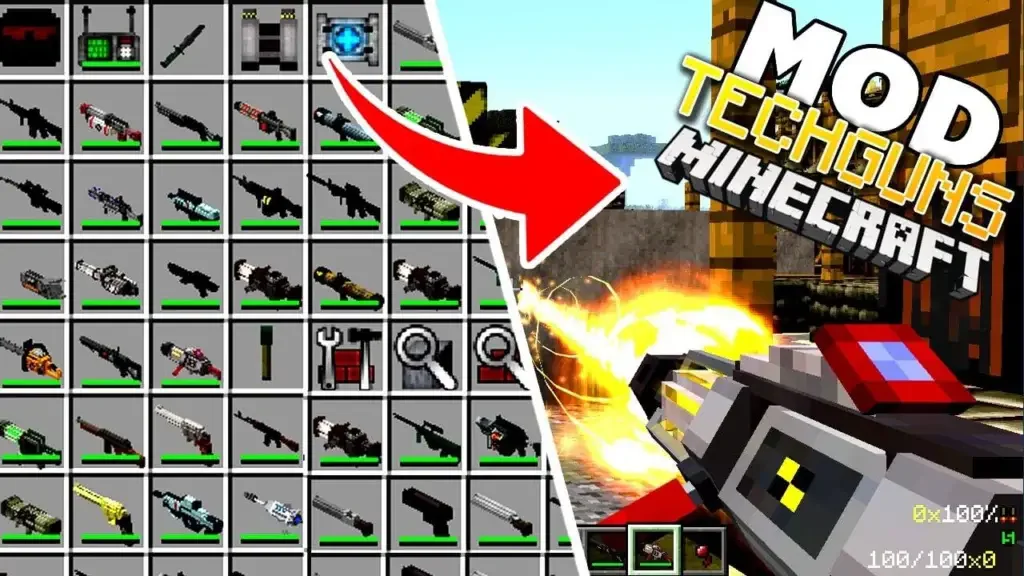 techguns mod mc 24 Best Minecraft Weapons & Gun Mods