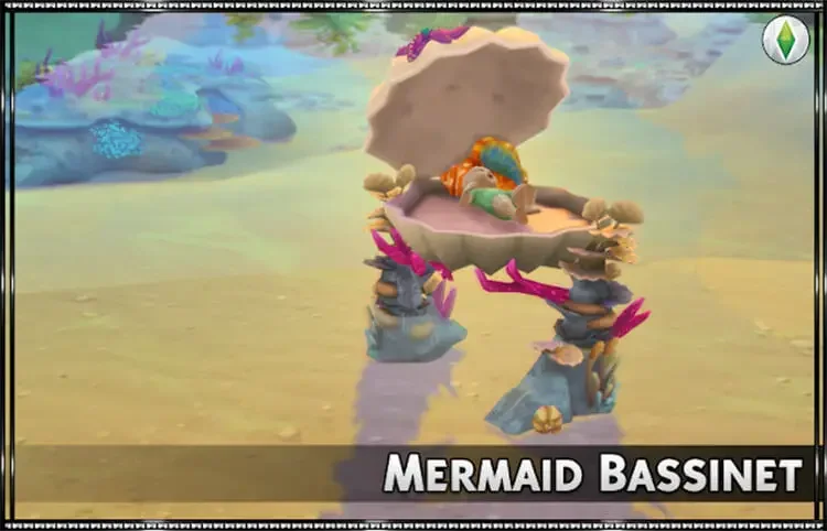 13 mermaid bassinet cc sims4 1 35 Best Sims 4 Mermaid CC & Mods