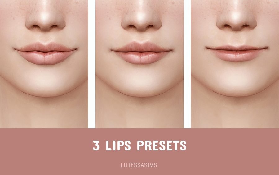 3 lips preset sims mods 20 Sims 4 Best Lips CC & Mods