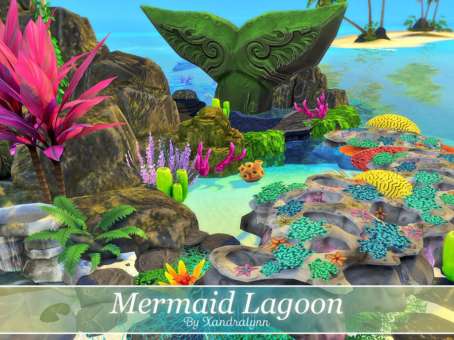 Mermaid Lagoon 1 35 Best Sims 4 Mermaid CC & Mods