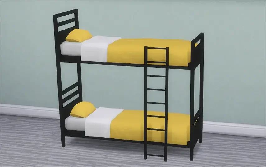UL dorm bunk bed 23 Sims 4 Bunk Bed CC & Mods