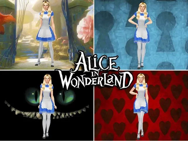 alice in the wonderland sims mod cas 40 Sims 4 CAS Backgrounds CC & Mods