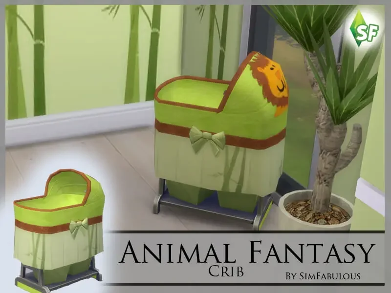 animal fantasy crib sims mod 20 Best Baby Crib CC & Mods For Sims 4