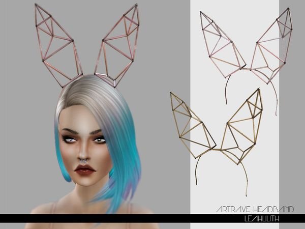 art rave headband 9 Sims 4 CC: Bunny Ears Accessories