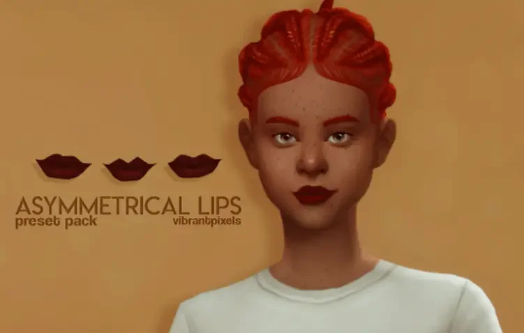 asymmetric lips 20 Sims 4 Best Lips CC & Mods