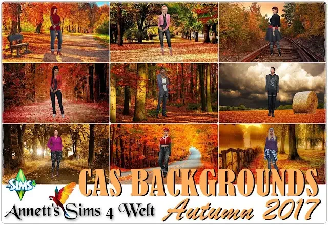 autumn 2017 sims mod 40 Sims 4 CAS Backgrounds CC & Mods