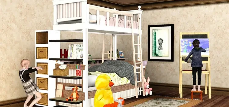 basic bunkbed mod 23 Sims 4 Bunk Bed CC & Mods