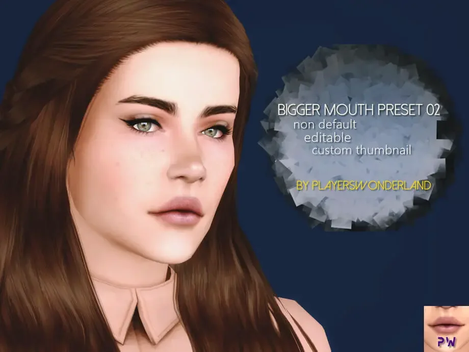 bigger mouth preset sims mods 20 Sims 4 Best Lips CC & Mods