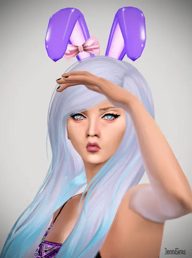 bunny ears 9 Sims 4 CC: Bunny Ears Accessories