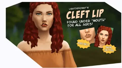 cleft lip pack sims mod 20 Sims 4 Best Lips CC & Mods