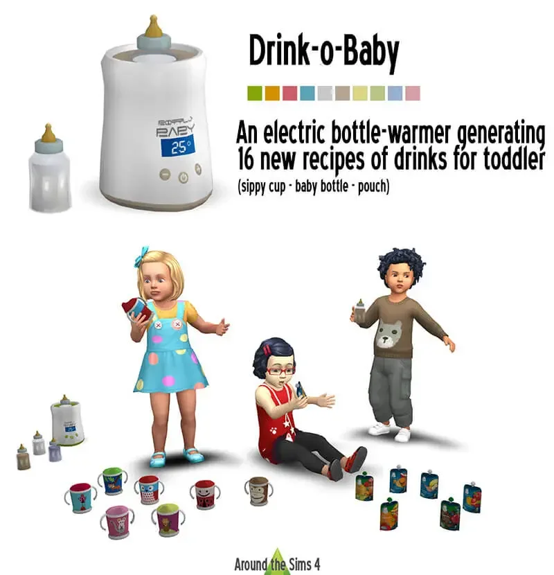 drink o baby sims mod 35 Best Sims 4 Toddler Mods & CC Packs