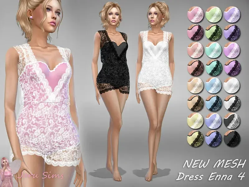 enna dress mod sims4 21 Sims 4 Wedding Dresses CC & Mods